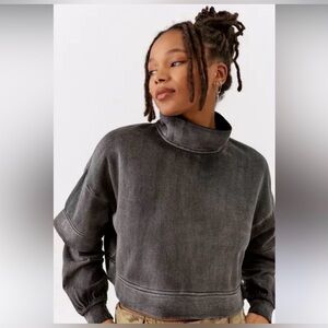 BDG Drew Layered Mock Neck Top